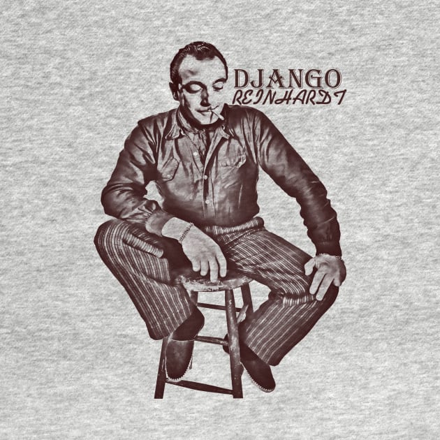 django reinhardt art visual by Papa Lauren